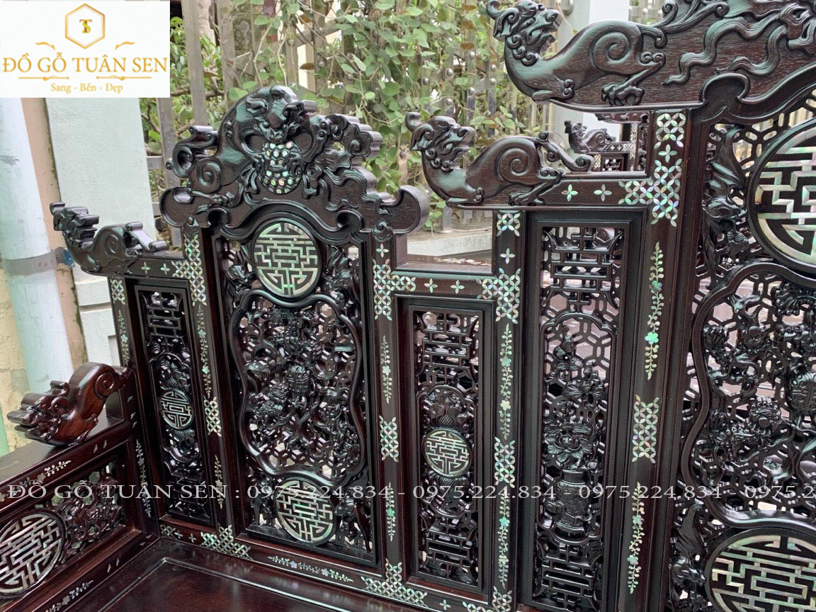 Nét đặc sắc  của bộ trường ngũ lân vườn cầu 